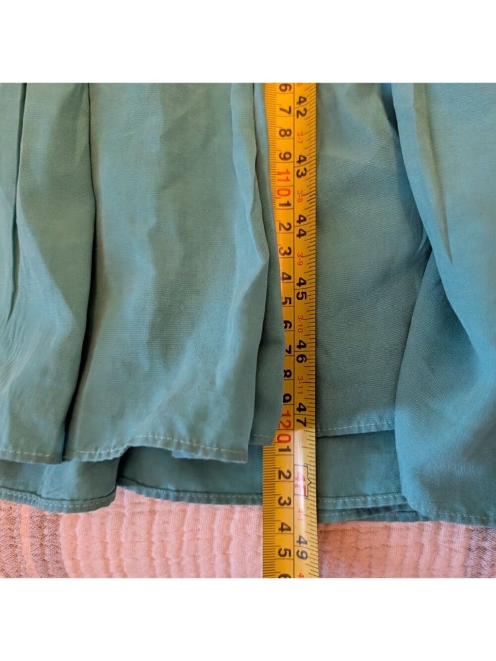 Kobi Halperin Womens Blue Linen Blend Long Sleeve Shirt Dress Size M - Picture 7 of 16